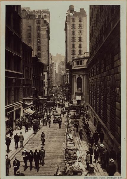 Manhattan: Nassau Street - Maiden Lane, 1928
