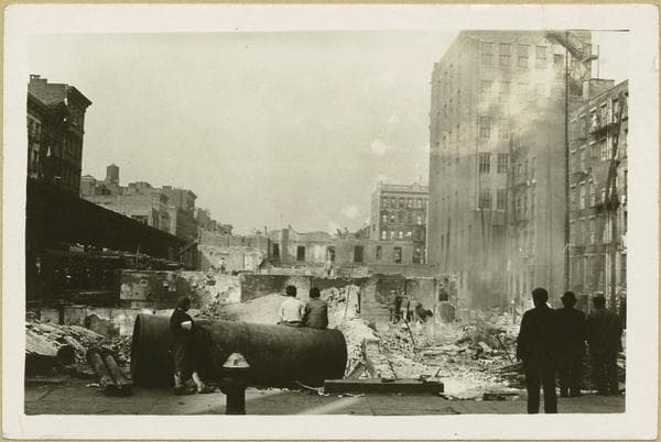 Manhattan: Allen Street - Broome Street, 1931