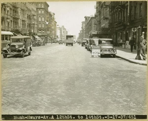 Manhattan: Avenue A - 12th Street (East), 1937