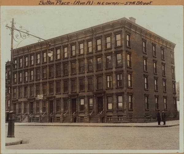 Manhattan: Sutton Place - 57th Street, 1931