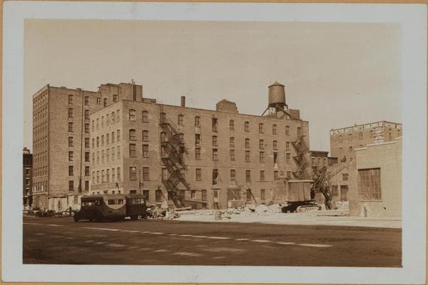 Manhattan: Delancey Street - Mangin Street, 1936