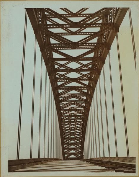Bridges - Kill Van Kull Bridge - [World's tallest bridge span nearing completion - Staten Island - Bayonne, New Jersey - 8,075 feet long.]