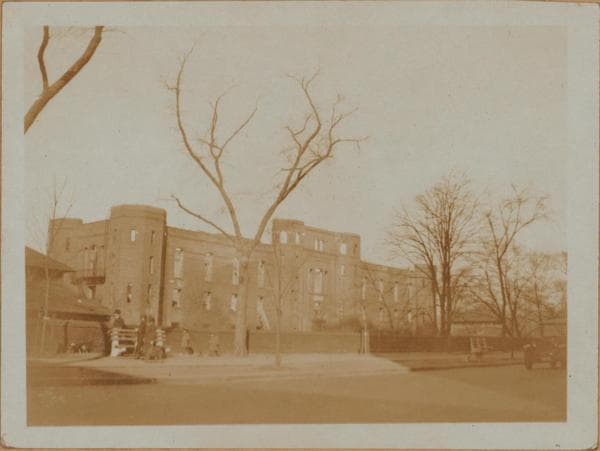 Manhattan: Central Park - [View of the Arsenal Building.], 1924