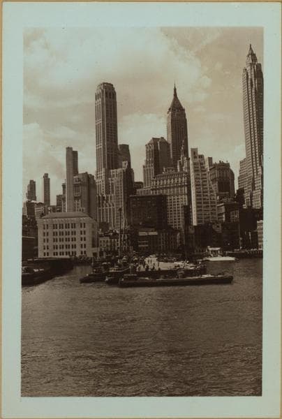 General view - Lower Manhattan - [Wall Street.], 1932–1939