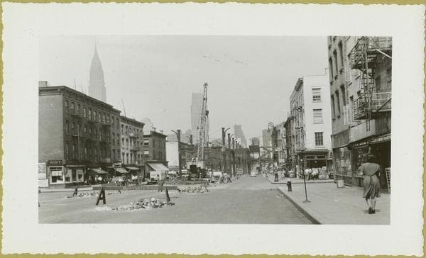 Second Avenue - 32nd Street, looking north, 1942-08-22