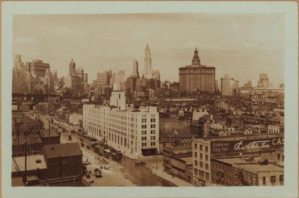 Manhattan: South Street - Market Slip, 1932