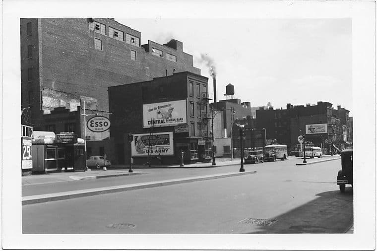 11th Avenue at 43rd Street and 44th Street, East side to , Manhattan, 1940-09-04