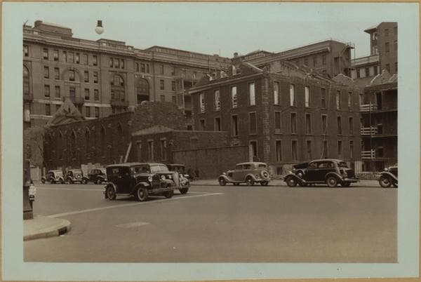 Hospitals - Bellevue Hospital - [Old buildings under demolition.], 1938