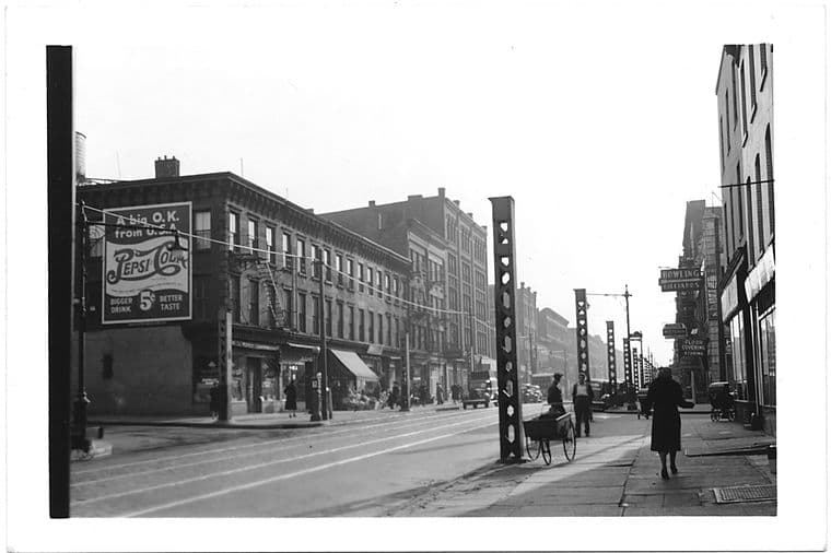5th Avenue at Park Place, to South, Brooklyn, 1941-11-18