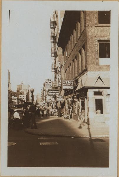 Manhattan: Centre Street - White Street, 1937