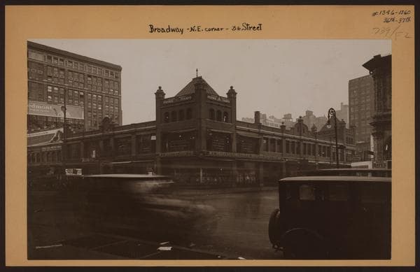 Manhattan: Broadway - 36th Street, 1921