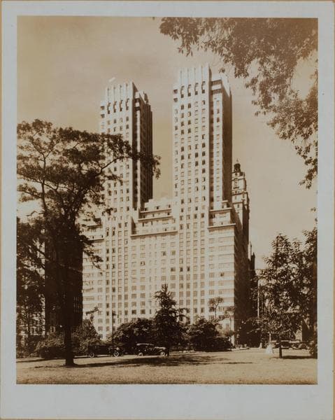 Manhattan: Central Park West - 71st Street, 1932