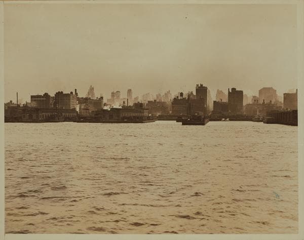 North (Hudson) River - Piers 78-75., 1925