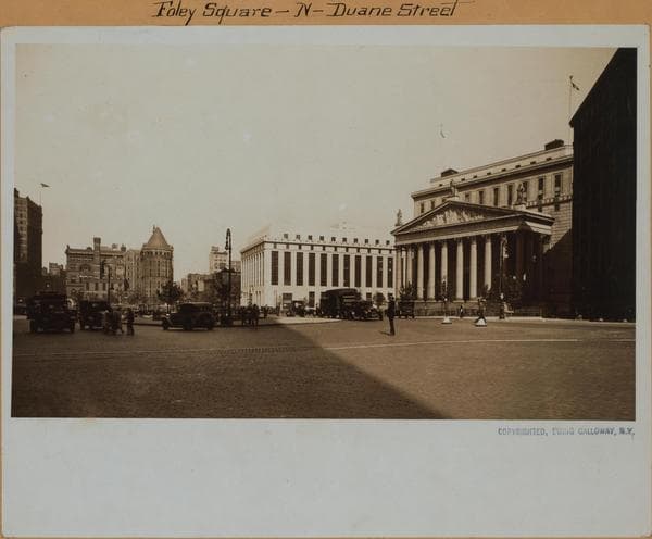 Manhattan: Foley Square - Centre Street, 1930