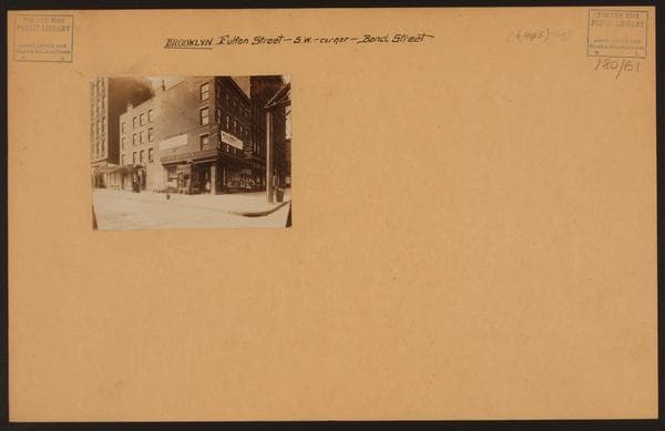 Brooklyn: Fulton Street - Bond Street, 1900