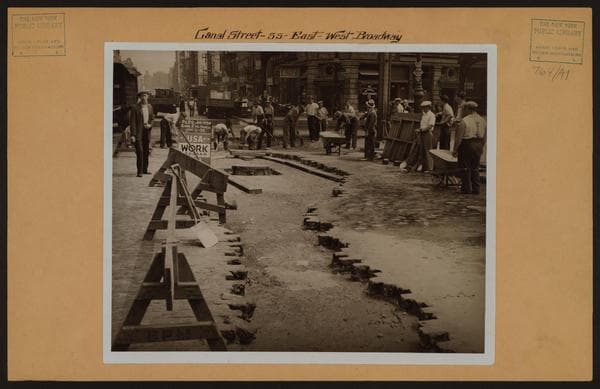 Manhattan: Canal Street - West Broadway, 1936