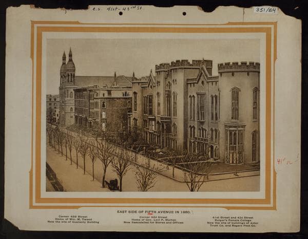 Manhattan: 5th Avenue - 41st Street, 1860
