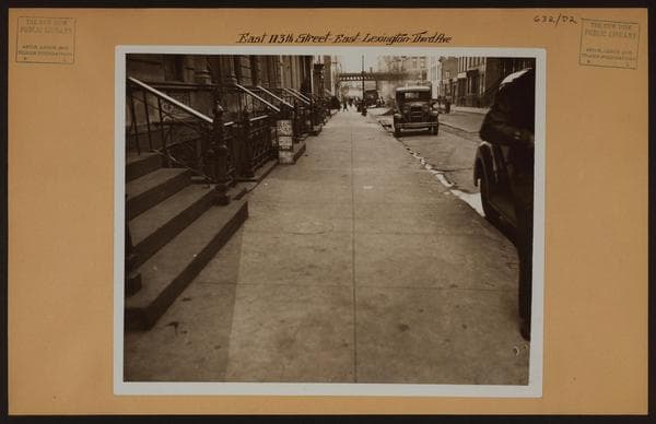 Manhattan: 113th Street (East) - Lexington Avenue, 1936