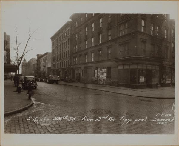Manhattan: 38th Street - 2nd Avenue, 1939