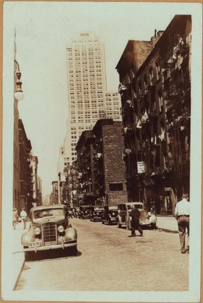 Manhattan: Washington Street - Morris Street, 1935
