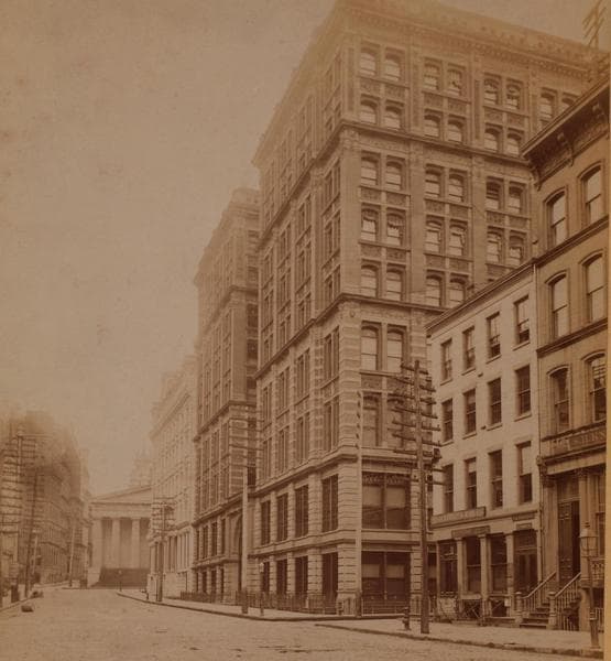 Manhattan: Broad Street - Exchange Place, 1890