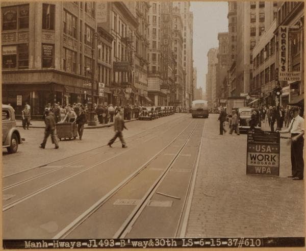 Manhattan: Broadway - 28th Street, 1928–1937
