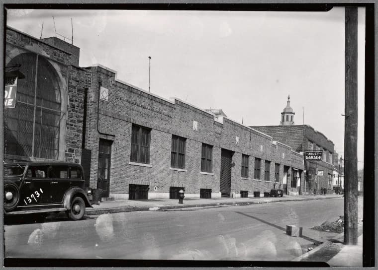 Kingsbridge Garage; Aduct Garage: 2614 University Ave.-W 192nd St, Bronx, 1934