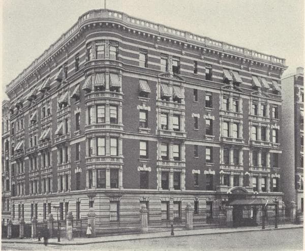 Arthur Hall, northeast corner 96th Street and Madison Avenue; Plan of first floor; Plan of upper floors., 1908