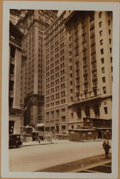 Manhattan: Broad Street - Exchange Place, 1931