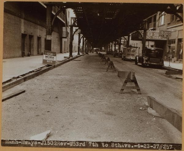 Manhattan: 53rd Street (West) - Broadway, 1937