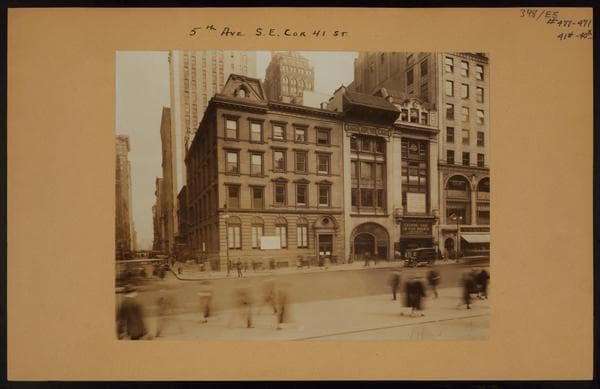 Manhattan: 5th Avenue - 41st Street, 1925