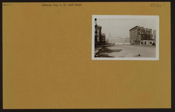Manhattan: Catherine Slip - South Street, 1934