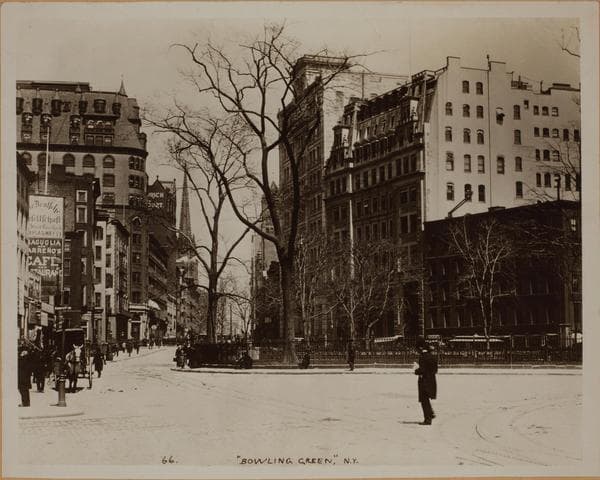 Manhattan: Broadway - Battery Place, 1891