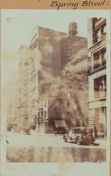 Manhattan: Spring Street - Wooster Street, 1932