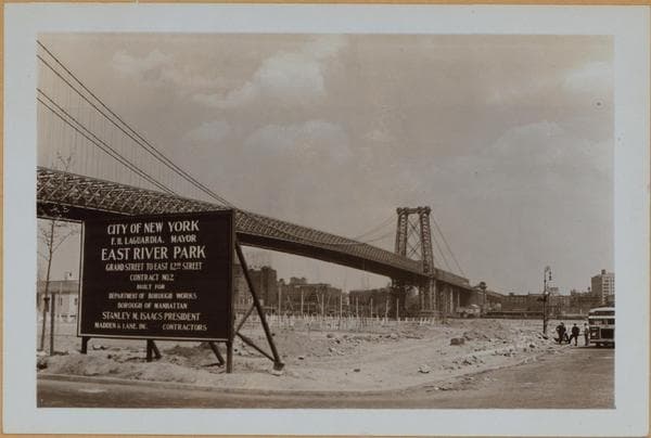 Manhattan: East River Drive - Grand Street, 1939