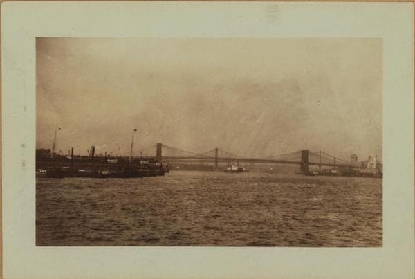 Bridges - Brooklyn Bridge - [Manhattan Bridge - East River.], 1925