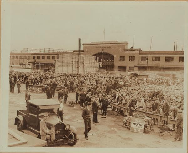 Manhattan: West Street - Canal Street, 1936