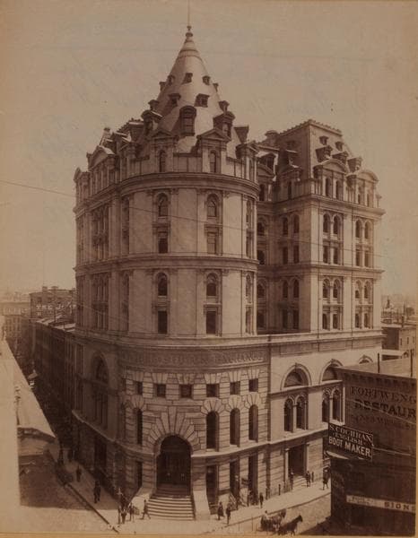 Manhattan: Beaver Street - William Street, 1890
