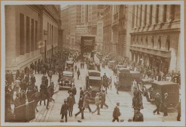 Manhattan: Broad Street - Wall Street, 1928–1934