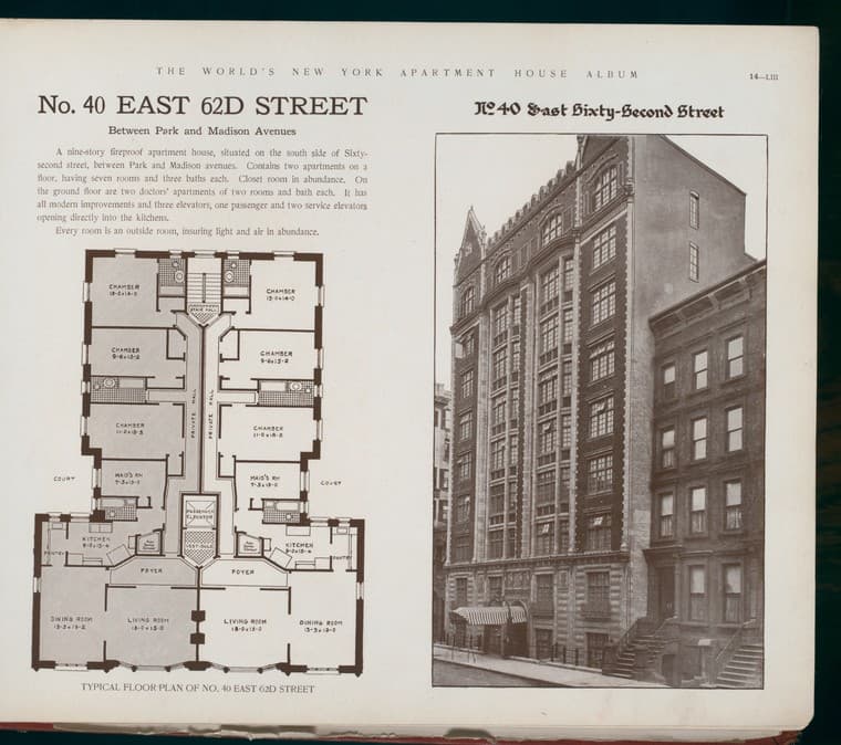 No. 40 East 62D Street. Between Park and Madison Avenues., 1910-03