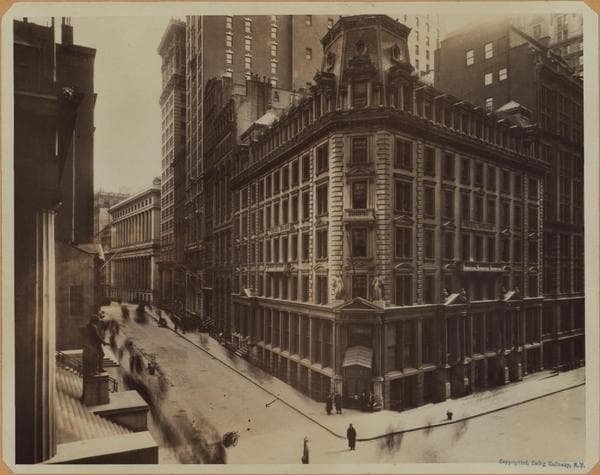 Manhattan: Wall Street - Broad Street, 1912