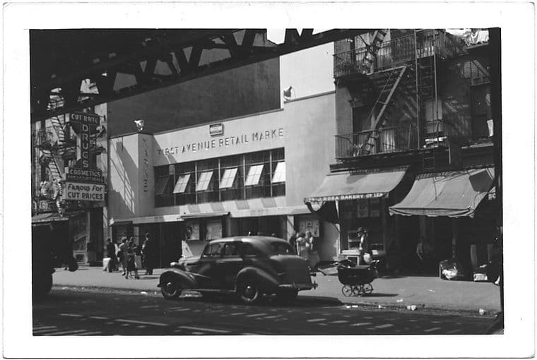 1st Avenue at 9th Street and 10th Street (East), West side to , Manhattan, 1940-09-21