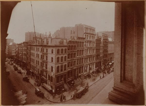Manhattan: Broadway - Liberty Street, 1890