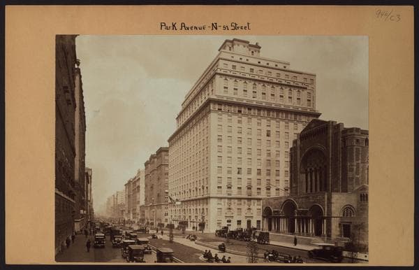 Manhattan: Park Avenue - 50th Street, 1921