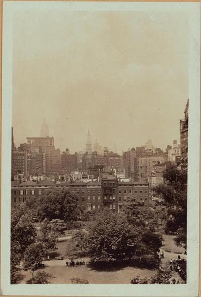 Manhattan: Washington Square North - University Place, 1938