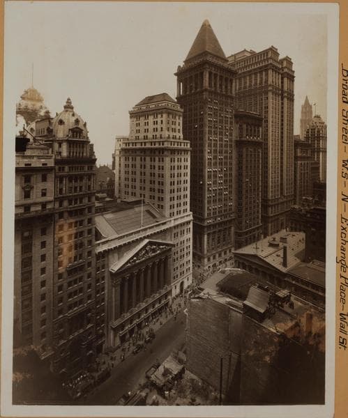 Manhattan: Broad Street - Exchange Place, 1926