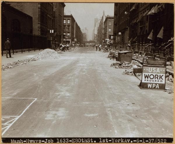 Manhattan: 80th Street (East) - 2nd Avenue, 1937–1941
