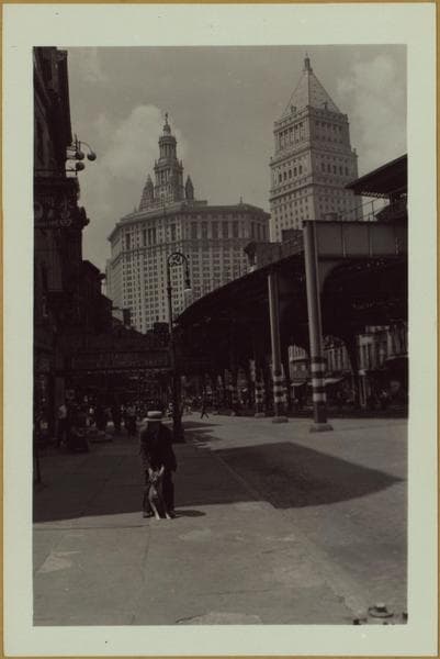 Manhattan: Park Row - New Bowery, 1941