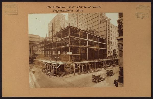 Manhattan: Park Avenue - 41st Street, 1922