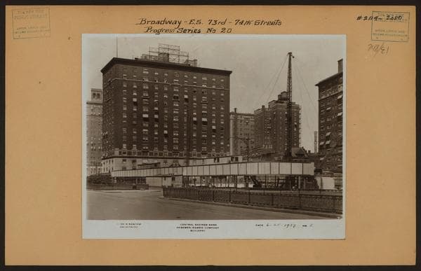 Manhattan: Broadway - 73rd Street, 1927